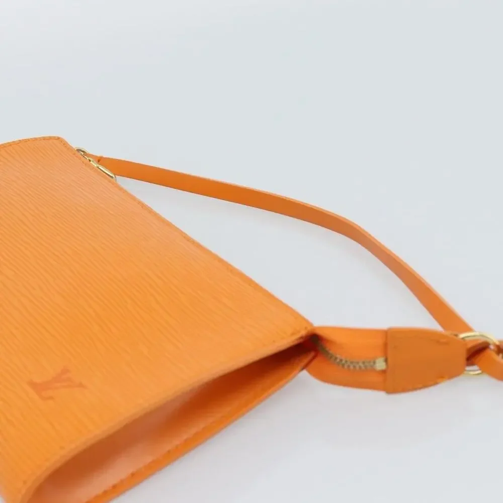Louis Vuitton Epi Pochette Accessoires Pouch Orange